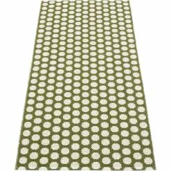 Pappelina Noa Teppich Olive / Vanilla / Warmes Grau, 70x150 Cm