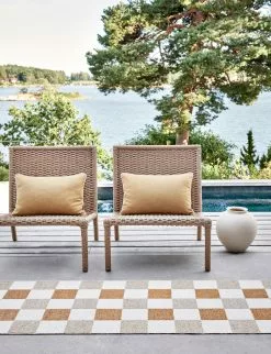 Pappelina Pix Teppich Beige / Vanilla / Ochre, 70x300 Cm -Sommer Stil Boutique pappelina pix rug beige vanilla ochre 2 1