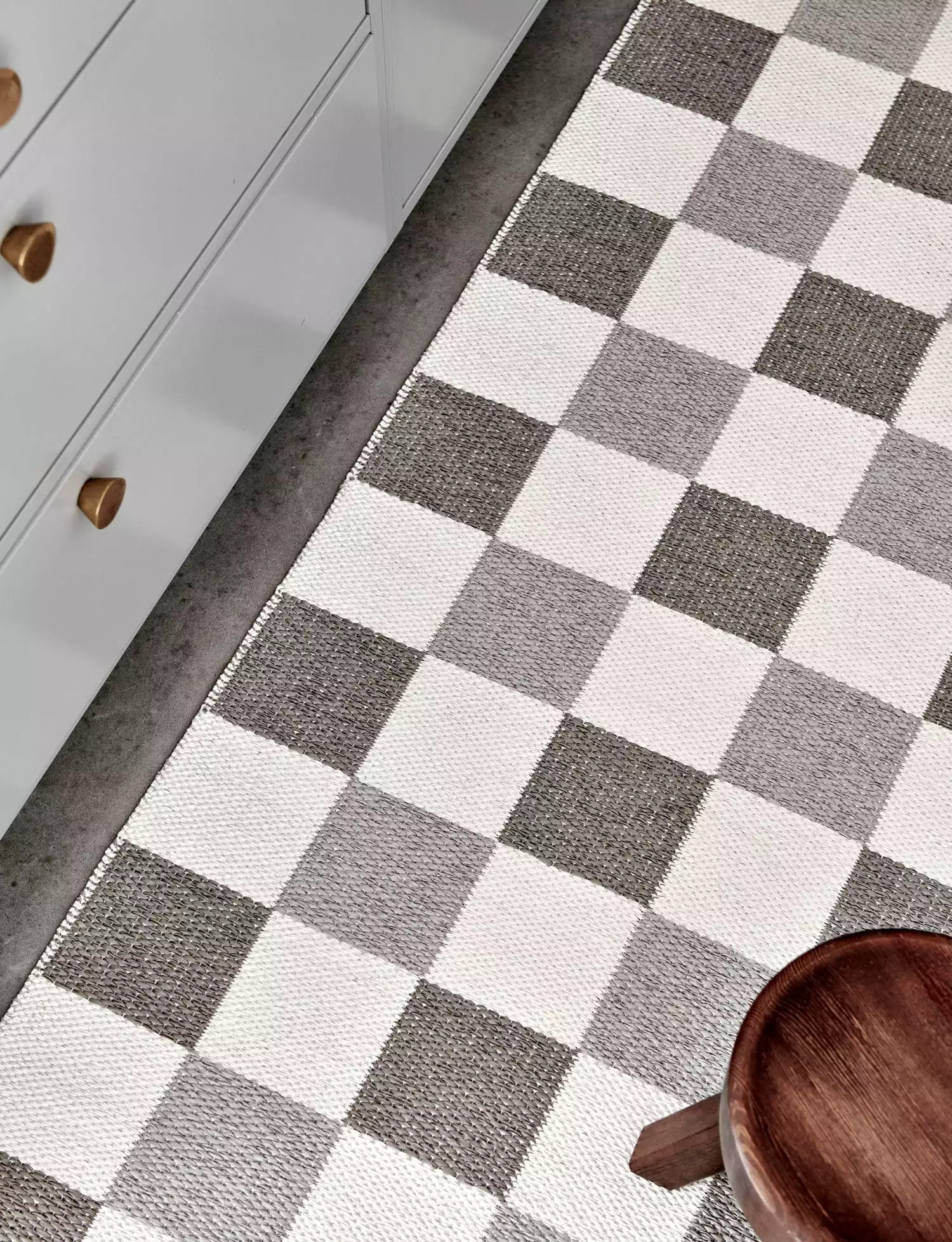 Pappelina Pix Rug Dark Linen / Vanilla / Linen, 70x160 Cm 4 Pappelina Pix Rug Dark Linen / Vanilla / Linen, 70x160 Cm – Bild 2