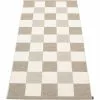 Pappelina Pix Rug Dark Linen / Vanilla / Linen, 70x160 Cm -Sommer Stil Boutique pappelina pix rug dark linen vanilla linen 2