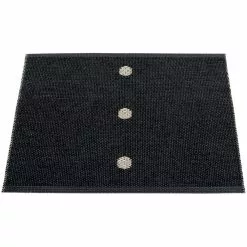 Pappelina Peg Rug 70x60 Cm, Black/Lin