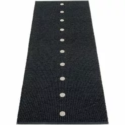 Pappelina Peg Rug 70x200 Cm, Black/Lin