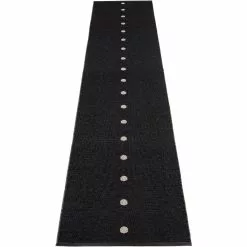 Pappelina Peg Rug 70x360 Cm, Black/Lin