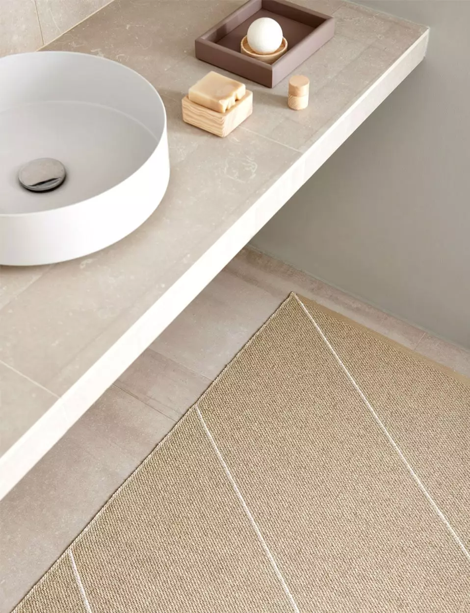 Pappelina Randy Teppich Sand/ Vanilla, 70x320 Cm 5 Pappelina Randy Teppich Sand/ Vanilla, 70x320 Cm – Bild 3