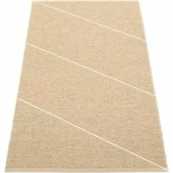 Pappelina Randy Teppich Sand/ Vanilla, 70x135 Cm