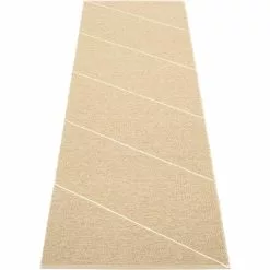 Pappelina Randy Teppich Sand/ Vanilla, 70x225 Cm