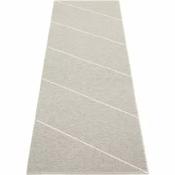 Pappelina Randy Teppich Warm Grey/ Vanilla, 70x225 Cm