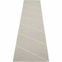 Pappelina Randy Teppich Warm Grey/ Vanilla, 70x320 Cm