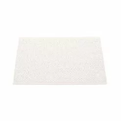 Pappelina Svea Matte 70x50 Cm, Metallic White/White