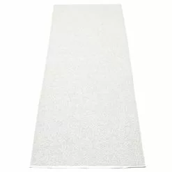 Pappelina Svea Matte 70x160 Cm, Metallic White/White
