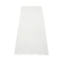 Pappelina Svea Matte 70x320 Cm, Metallic White/White