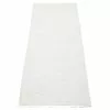 Pappelina Svea Matte 70x400 Cm, Metallic White/White -Sommer Stil Boutique pappelina svea matte 70x90 cm metallic white white 9