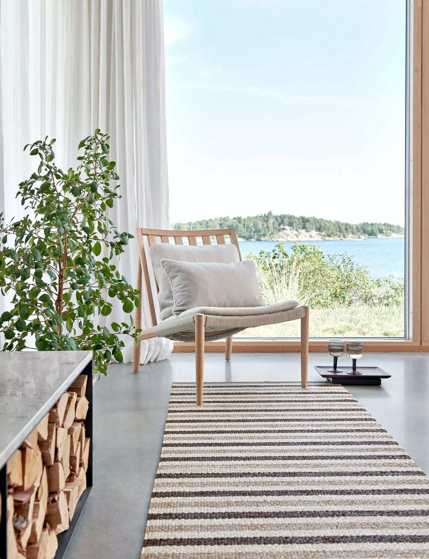 Pappelina Teo Teppich Braun / Beige / Vanilla, 70x240 Cm 4 Pappelina Teo Teppich Braun / Beige / Vanilla, 70x240 Cm – Bild 2