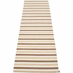 Pappelina Teo Teppich Braun / Beige / Vanilla, 70x240 Cm