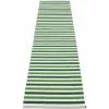 Pappelina Teo Teppich Dunkelgrün / Grass Green / Vanilla, 70x300 Cm -Sommer Stil Boutique pappelina teo rug dark green grass green vanilla 4