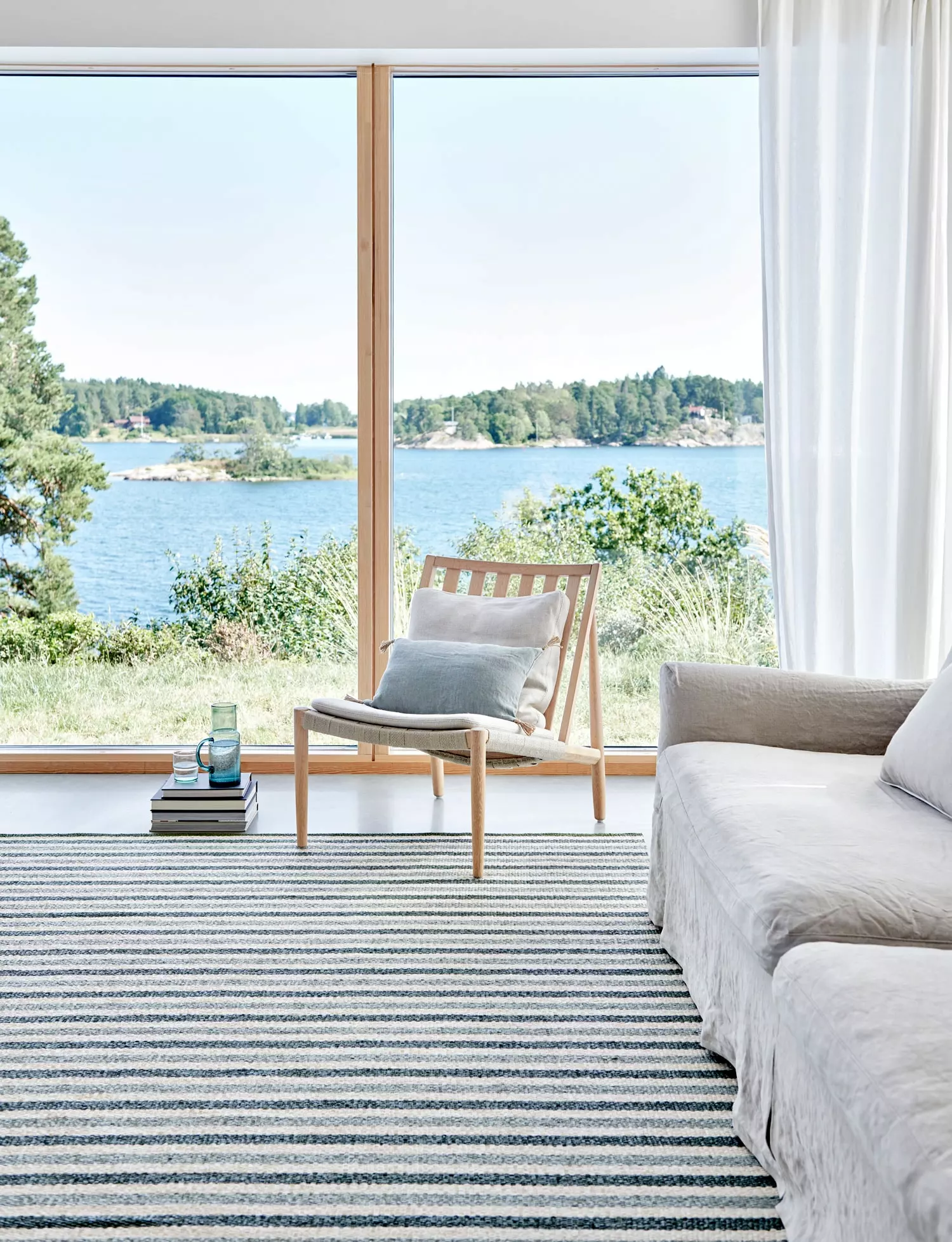 Pappelina Teo Teppich Sage / Army / Vanilla, 230x320 Cm 4 Pappelina Teo Teppich Sage / Army / Vanilla, 230x320 Cm – Bild 2