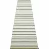 Pappelina Teo Teppich Sage / Army / Vanilla, 70x300 Cm