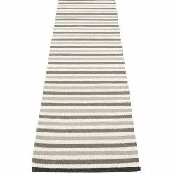 Pappelina Teo Teppich Warmes Grau / Charcoal / Vanilla, 70x240 Cm