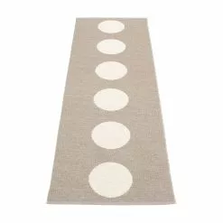 Pappelina Vera Matte 70x300 Cm, Mud/Vanilla