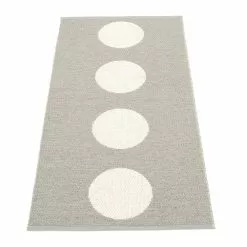 Pappelina Vera Matte 70x150 Cm, Warm Grey/Vanilla