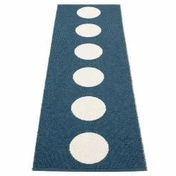 Pappelina Vera Matte 70x225cm, Blue/Vanilla