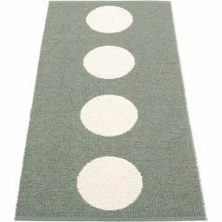 Pappelina Vera Teppich Army/ Vanilla, 70x150 Cm