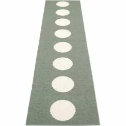 Pappelina Vera Teppich Army/ Vanilla, 70x300 Cm