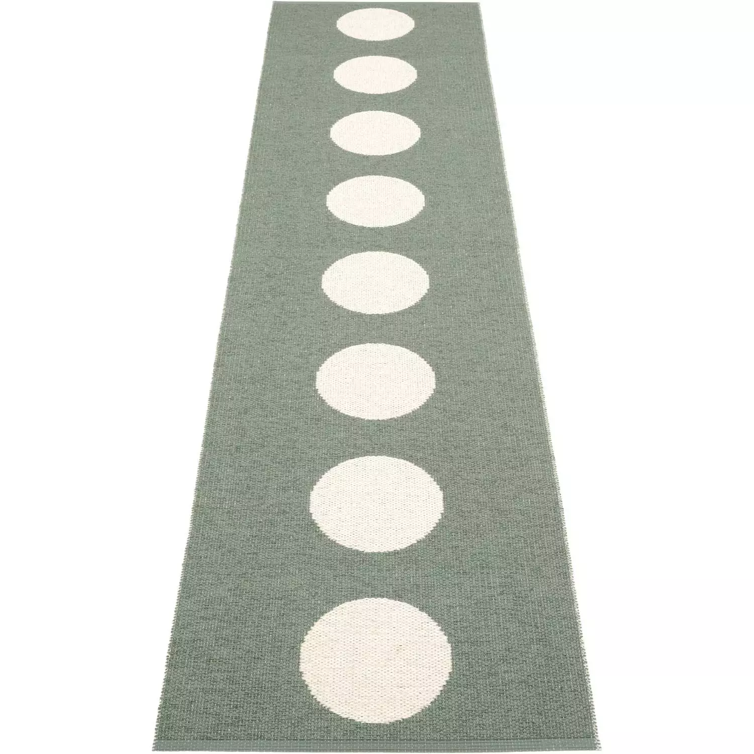 Pappelina Vera Teppich Army/ Vanilla, 70x300 Cm 3 Pappelina Vera Teppich Army/ Vanilla, 70x300 Cm