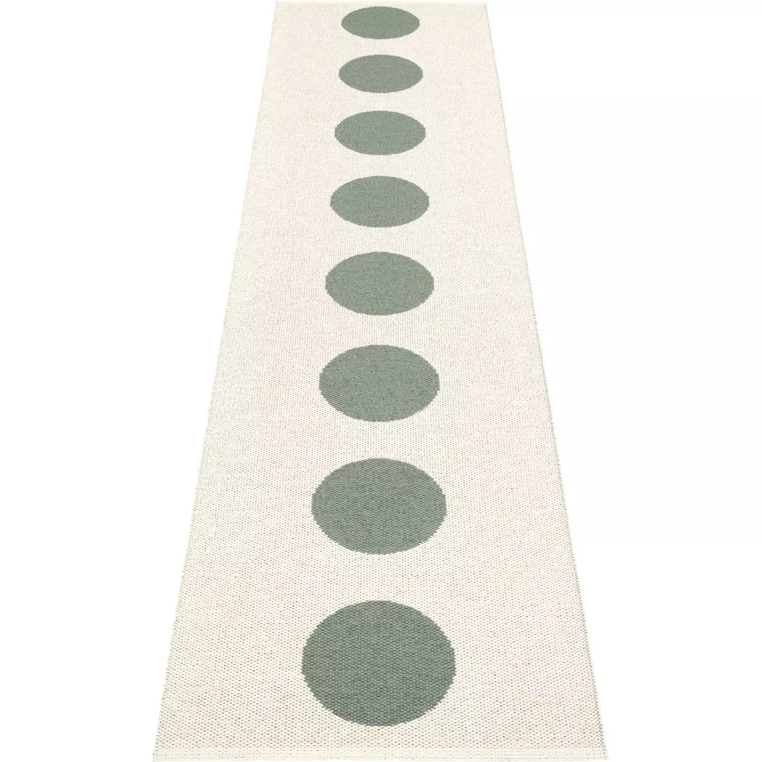 Pappelina Vera Teppich Army/ Vanilla, 70x300 Cm 4 Pappelina Vera Teppich Army/ Vanilla, 70x300 Cm – Bild 2
