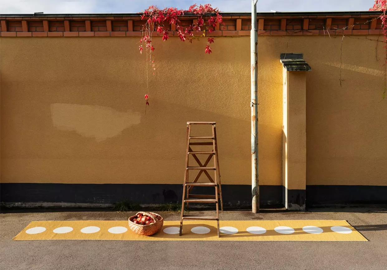 Pappelina Vera Teppich Ochre/ Vanilla, 70x300 Cm 5 Pappelina Vera Teppich Ochre/ Vanilla, 70x300 Cm – Bild 3