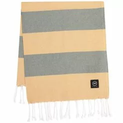 Recycled By Wille Kochi Hamam Badetuch 80x180 Cm, Grün/Gelb