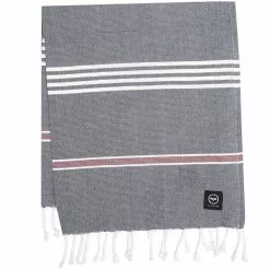 Recycled By Wille Badlakan Hamam Koster 80x180cm Blå/orange/vit Badetuch 80x180 Cm Dunkelblau